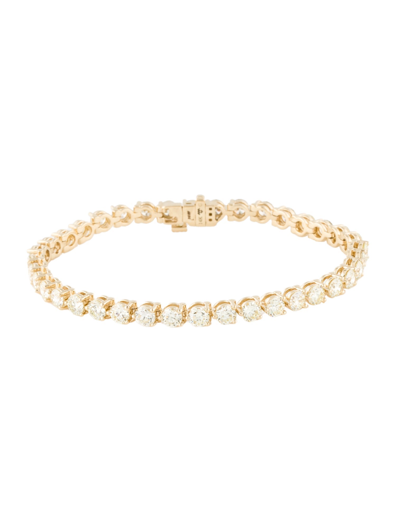 Bracelet 14K 7.60ctw Diamond Link Bracelet