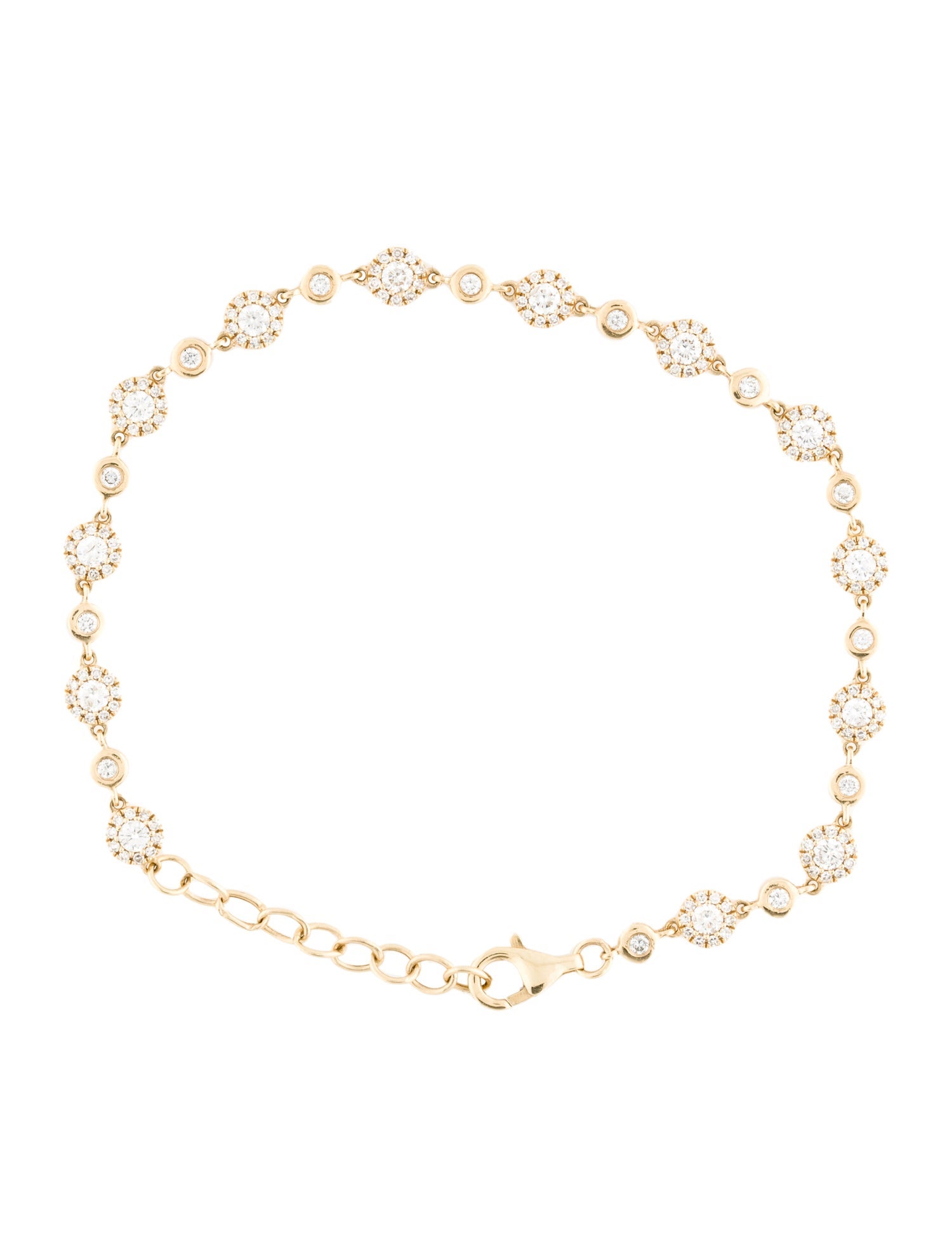 Bracelet 14K 1.42ctw Diamond