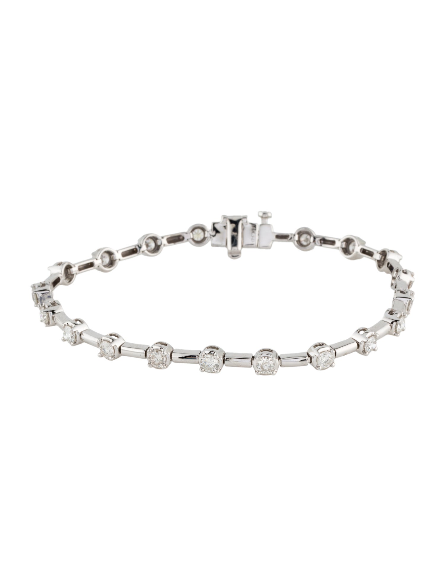 Bracelet 14K 2.17ctw Diamond Station Bracelet