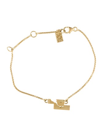Bracelet Savannah Friedkin 14K Broken East/West Chain Bracelet
