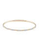 Bracelet 14K Diamond Hinged Bangle