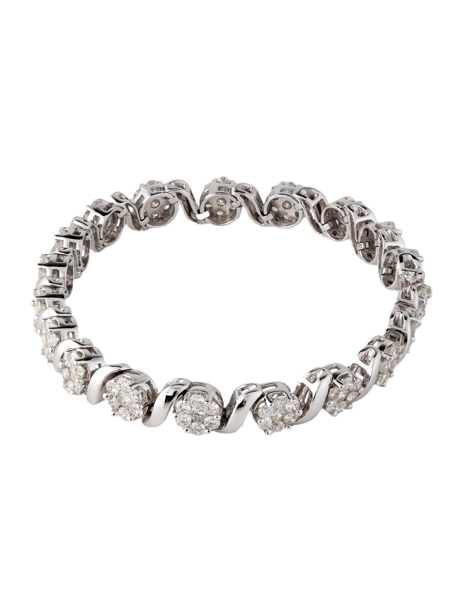 Bracelet 14K 7.38ctw Diamond Link Bracelet