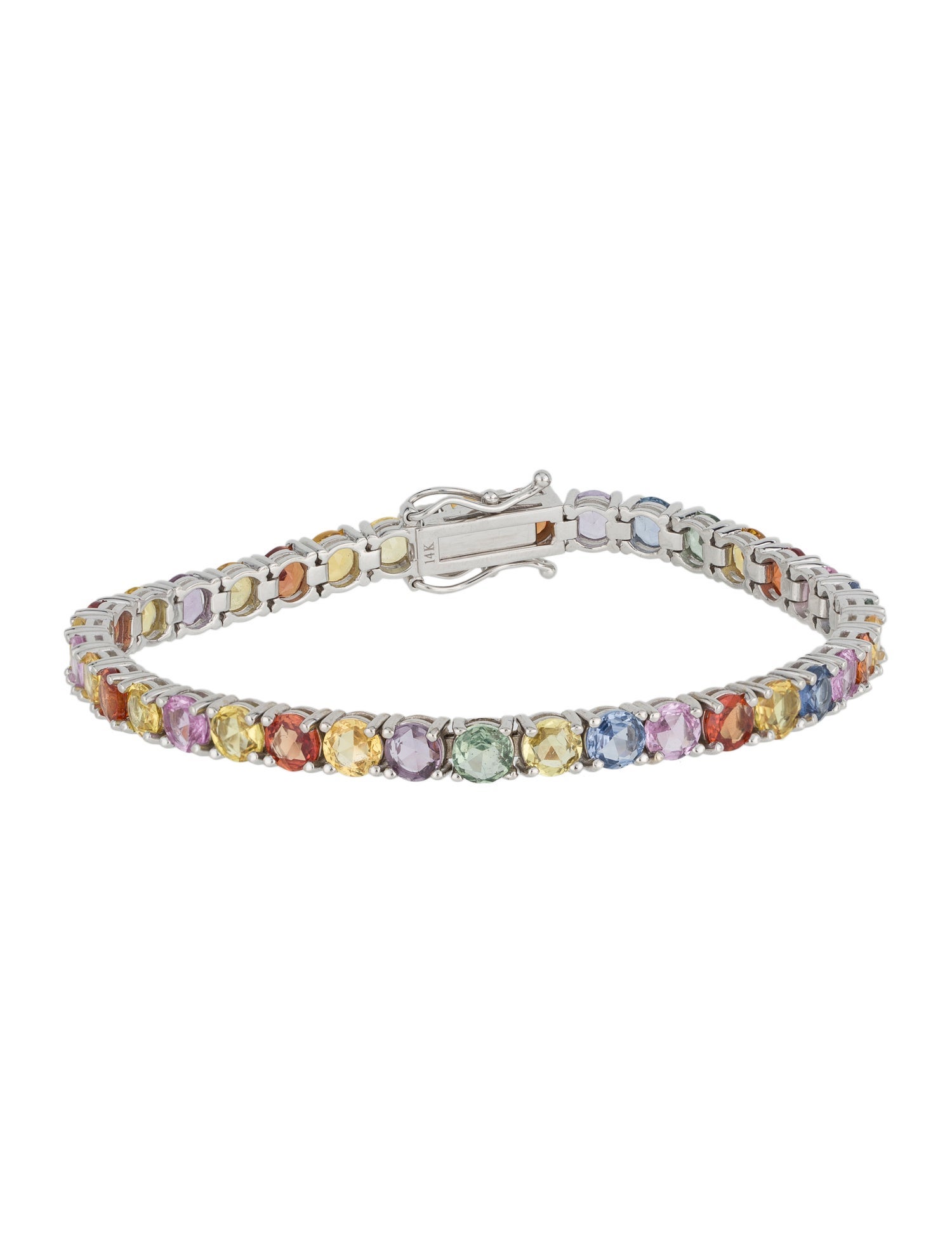 Bracelet 14K 14.38ctw Sapphire Link