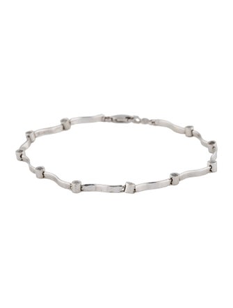 Bracelet 14K Diamond Link Bracelet