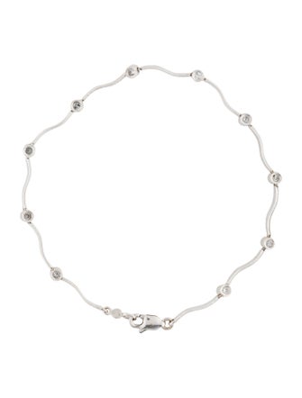 Bracelet 14K Diamond Link Bracelet