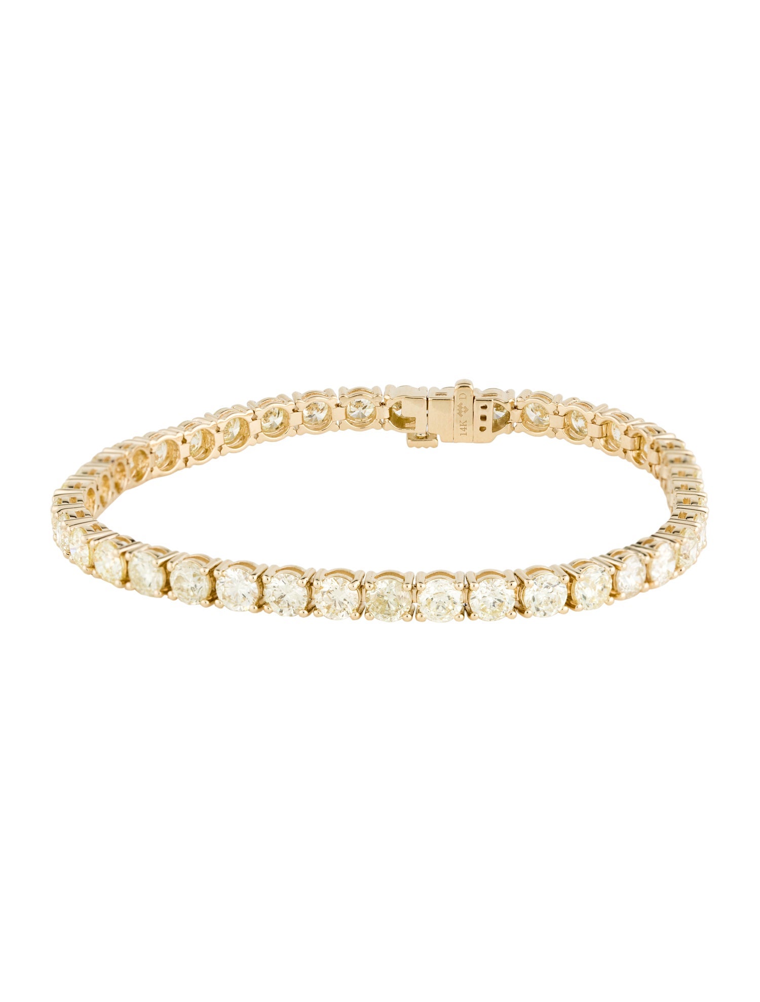 Bracelet 14K 9.91ctw Diamond Link Bracelet