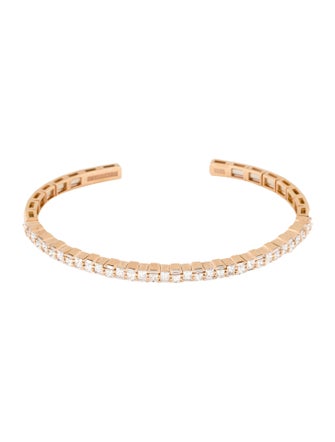 Suzanne Kalan 18K Diamond Cuff Bracelet