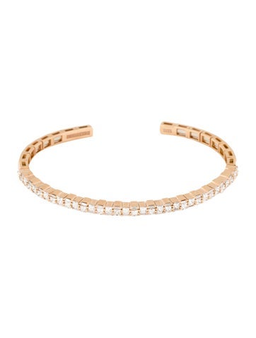 Suzanne Kalan Cuff 18K Diamond Bracelet