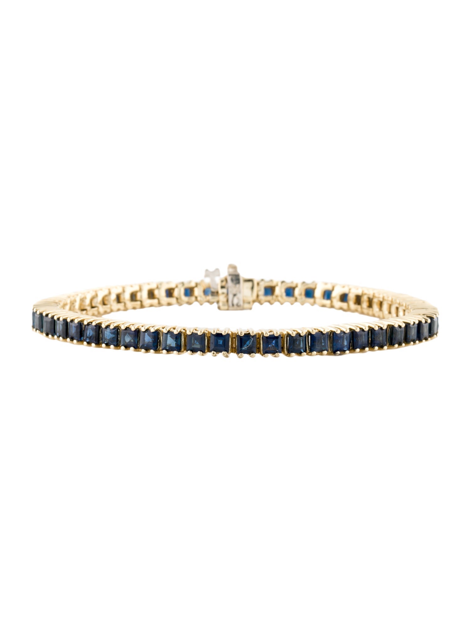 Bracelet 14K Sapphire Link Bracelet