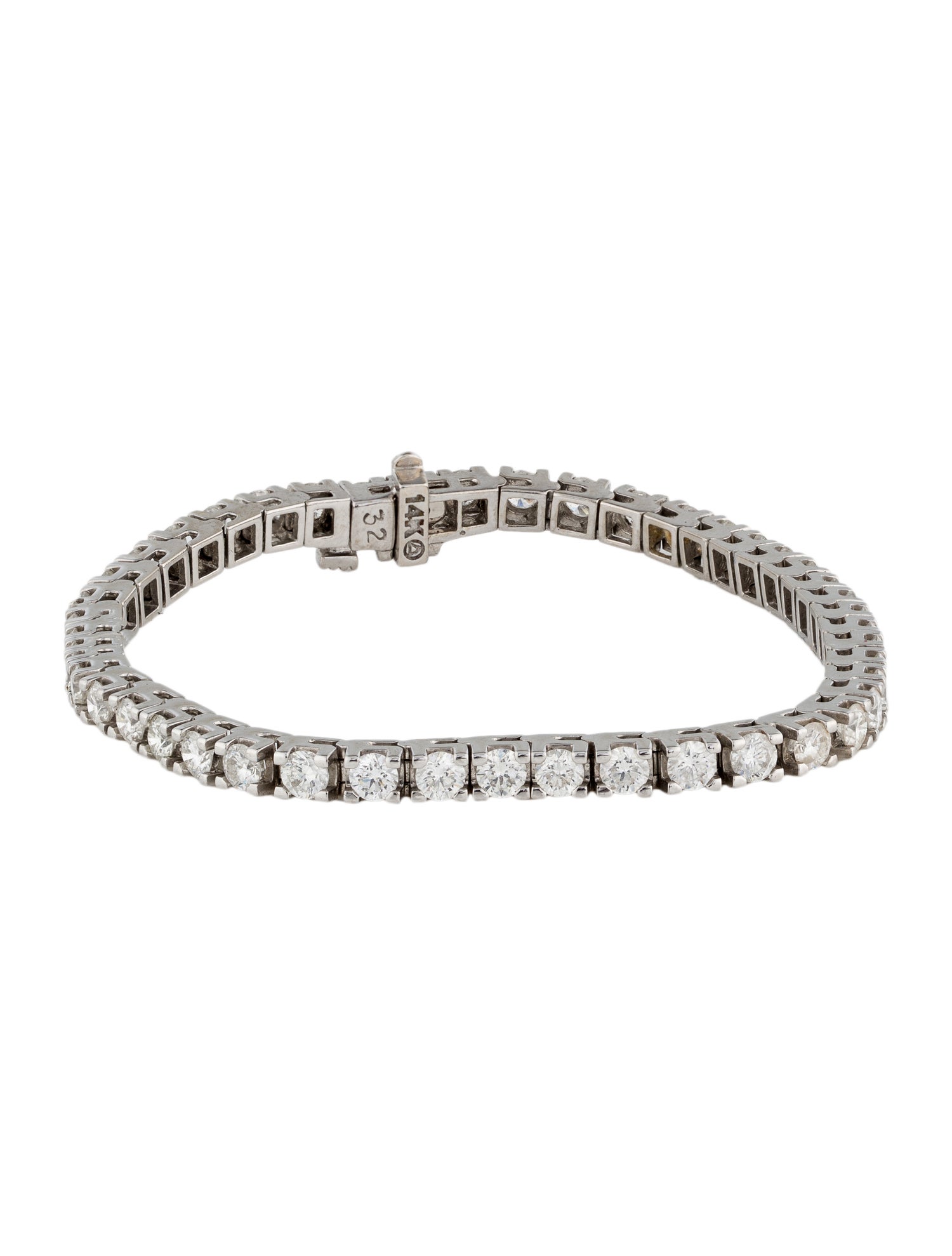 Bracelet 14K 5.52ctw Diamond Tennis Bracelet