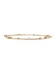 Bracelet 14K Two-Tone Beaded Multistrand Station Bracelet