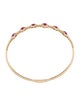Bracelet 14K Ruby & 1.06ctw Diamond Flex Bangle Bracelet