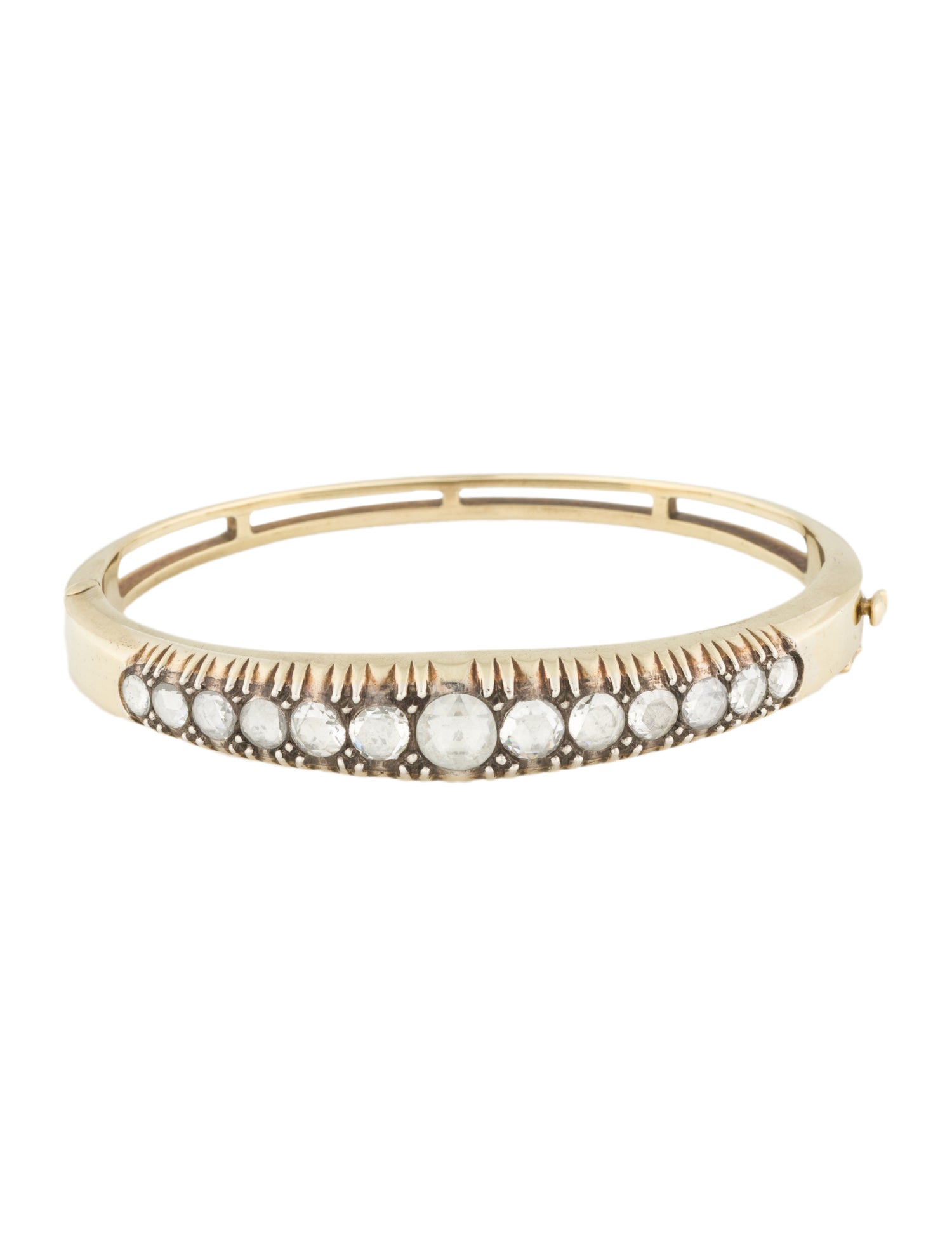 Bracelet 14K Diamond Bangle Bracelet