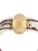 Bracelet 18K Pearl, Dyed Pearl & Diamond Multistrand Bracelet