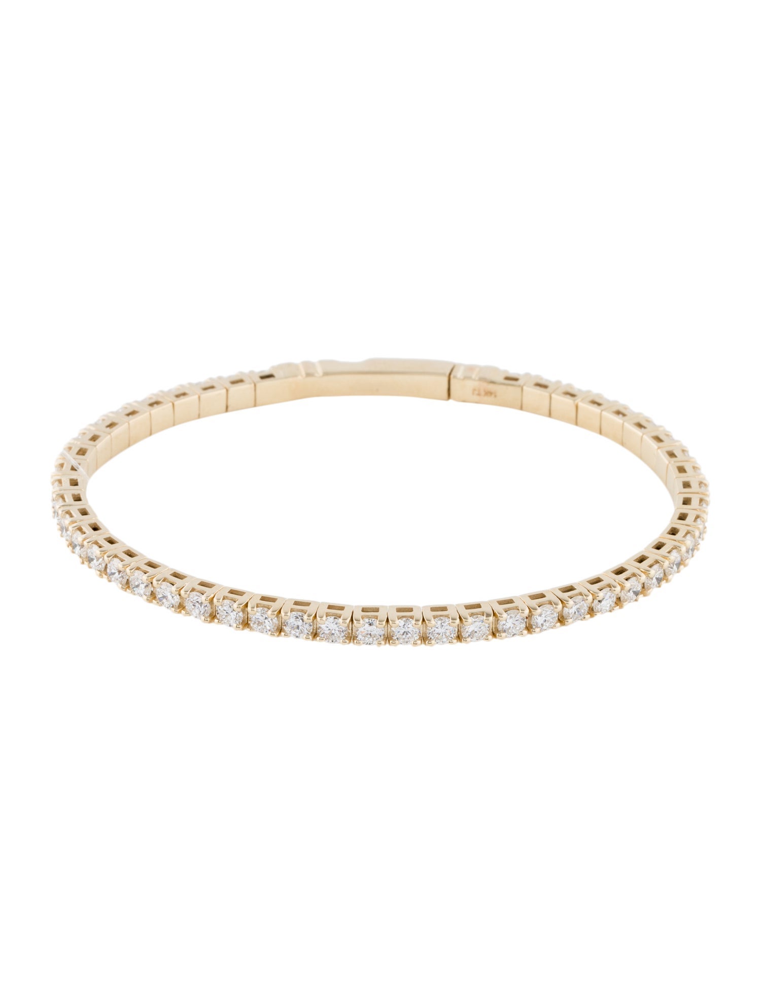 Bracelet 14K 4.13ctw Lab-Grown Diamond Bangle Bracelet