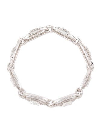 Bracelet 14K 6.44ctw Diamond Pavé Link Bracelet