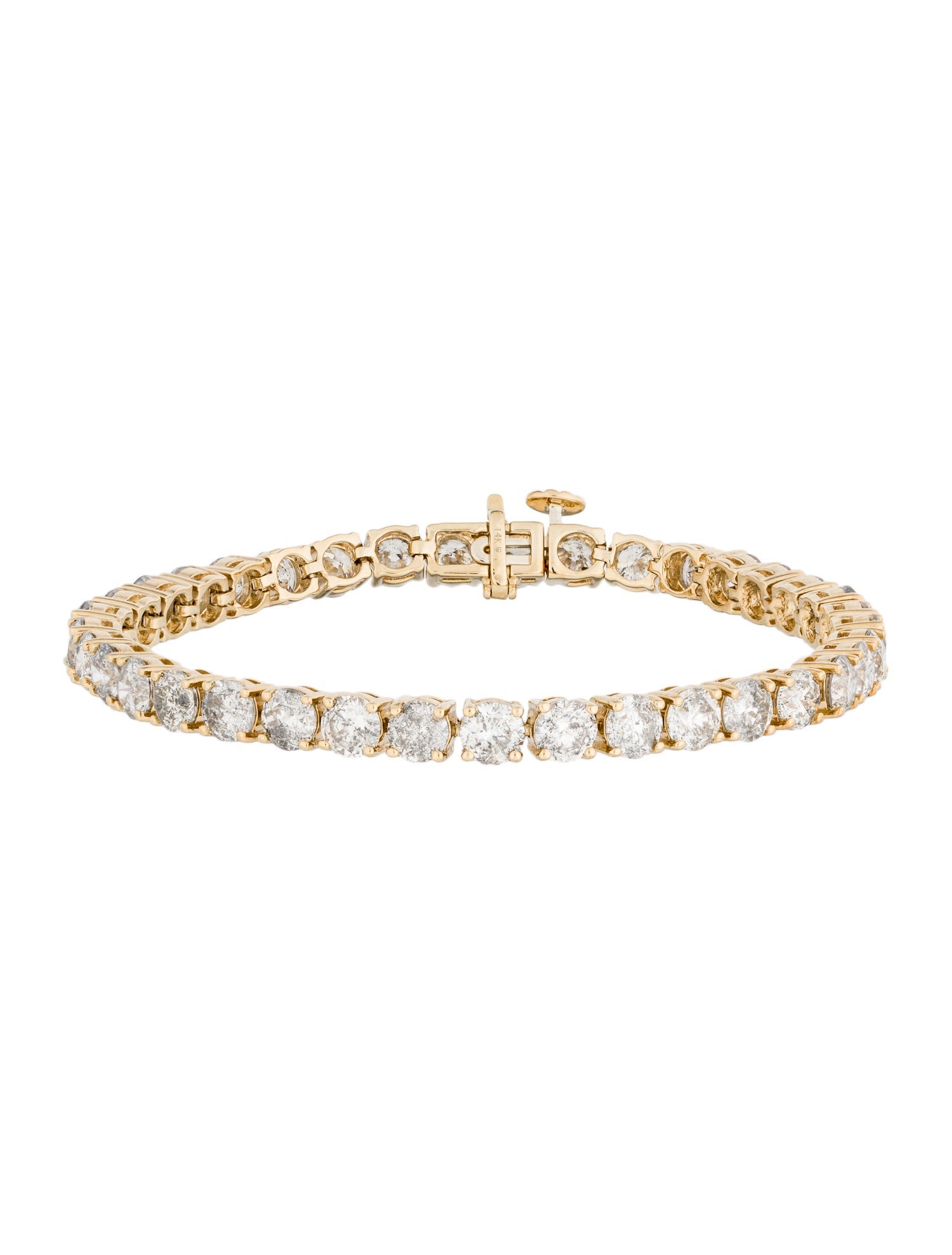 Bracelet 14K 15.00ctw Diamond Tennis Bracelet