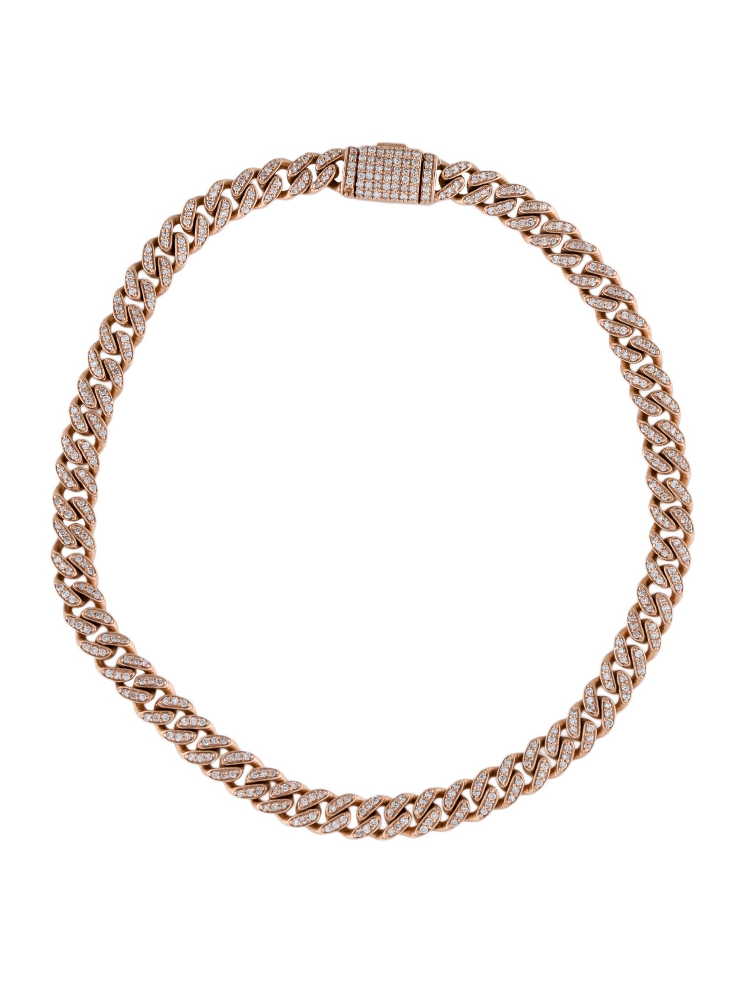 Bracelet 14K Diamond Curb Link Bracelet
