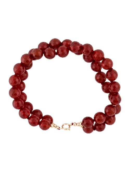 Bracelet Carnelian Beaded Multistrand Bracelet