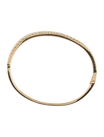 Bracelet 14K 2.00ctw Diamond Curved Bangle