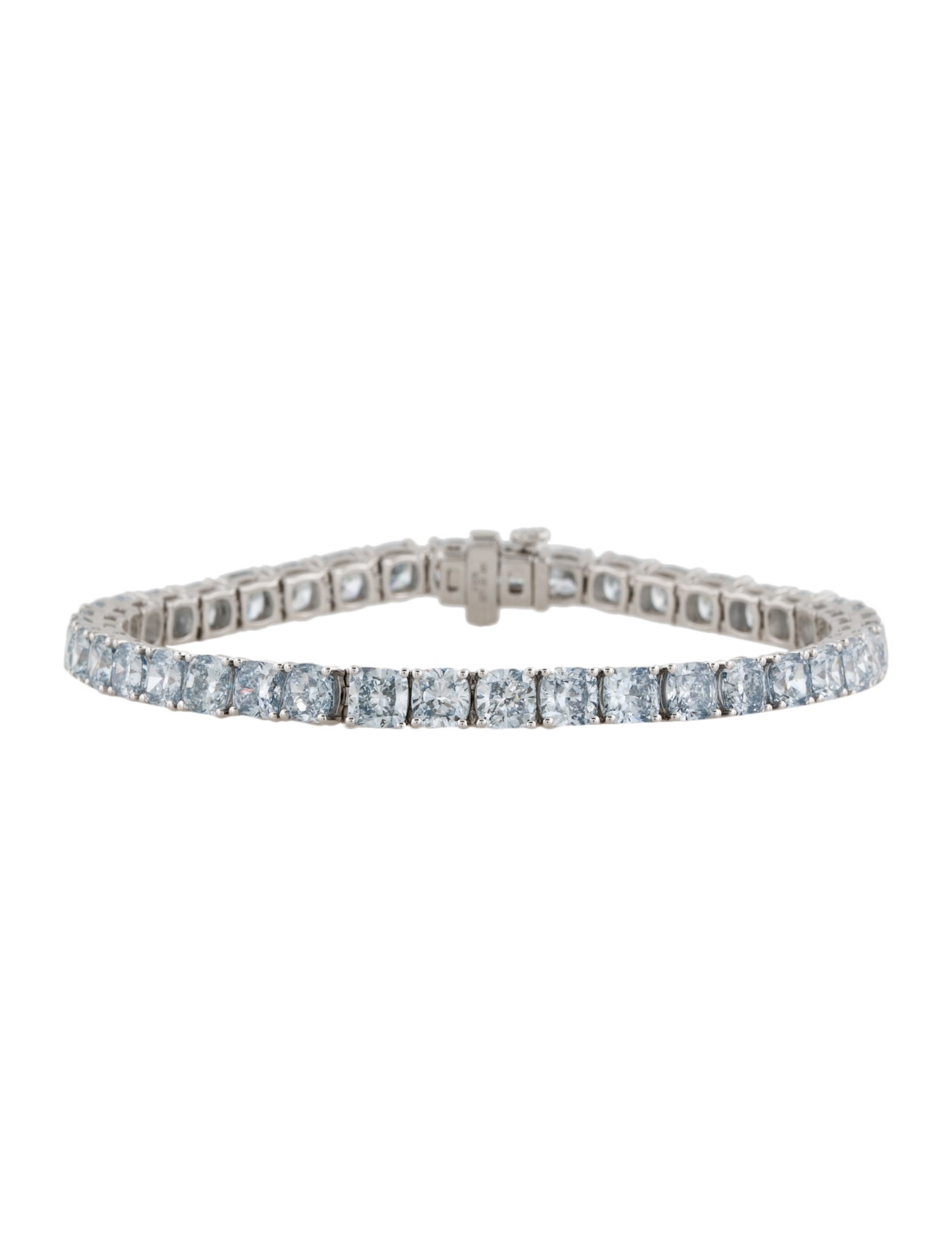 Bracelet 14K 17.75ctw Lab-Grown Diamond Tennis Link Bracelet