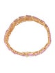 Bracelet 18K Sapphire & Diamond Link Bracelet
