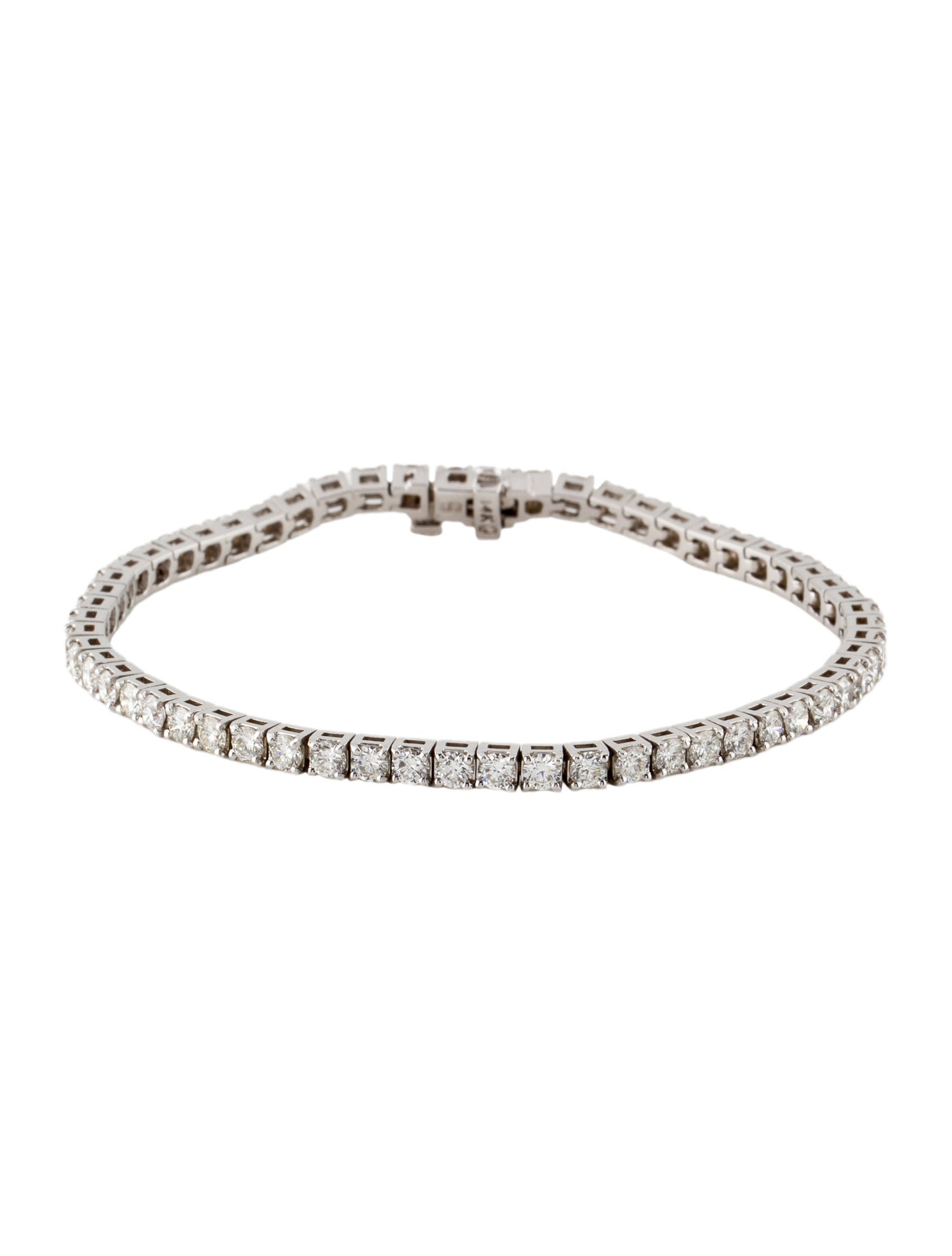 Bracelet 14K 5.05ctw Diamond Tennis