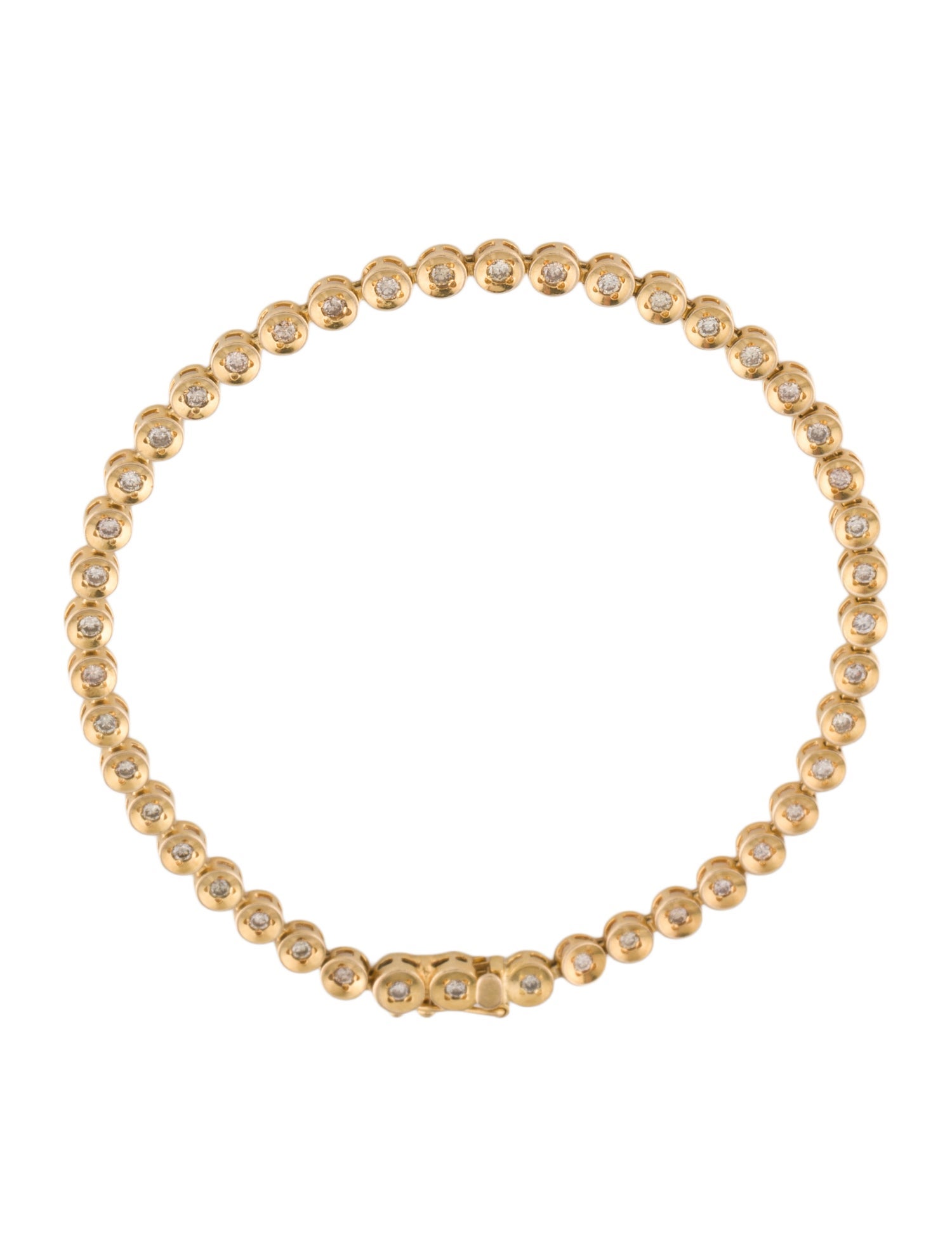 Bracelet 18K 1.00ctw Diamond Link Bracelet