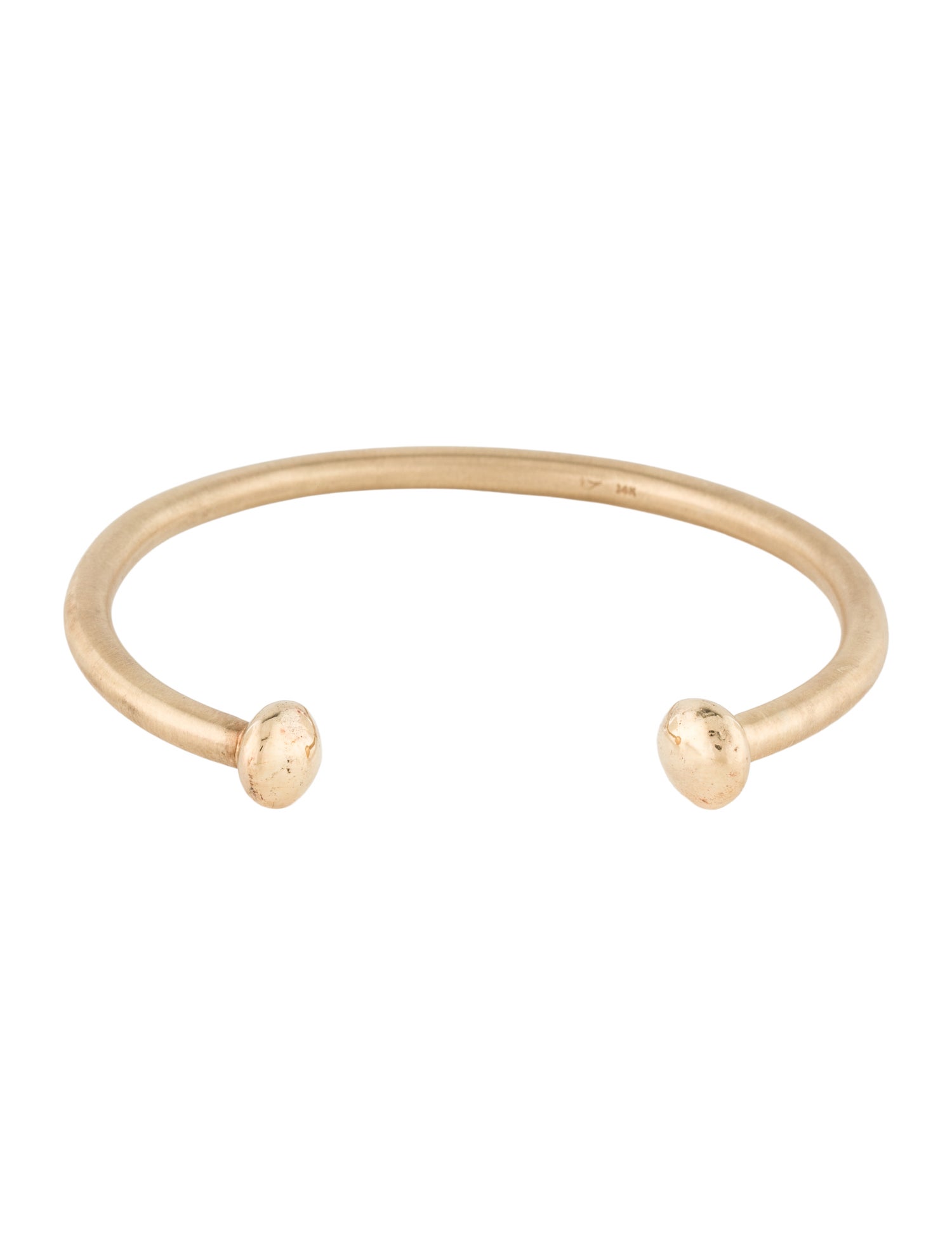 Bracelet 14K Matte Cuff