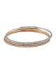 Bracelet 14K 2.76ctw Lab Grown Diamond Flexible Stackable Bangle Set of 3