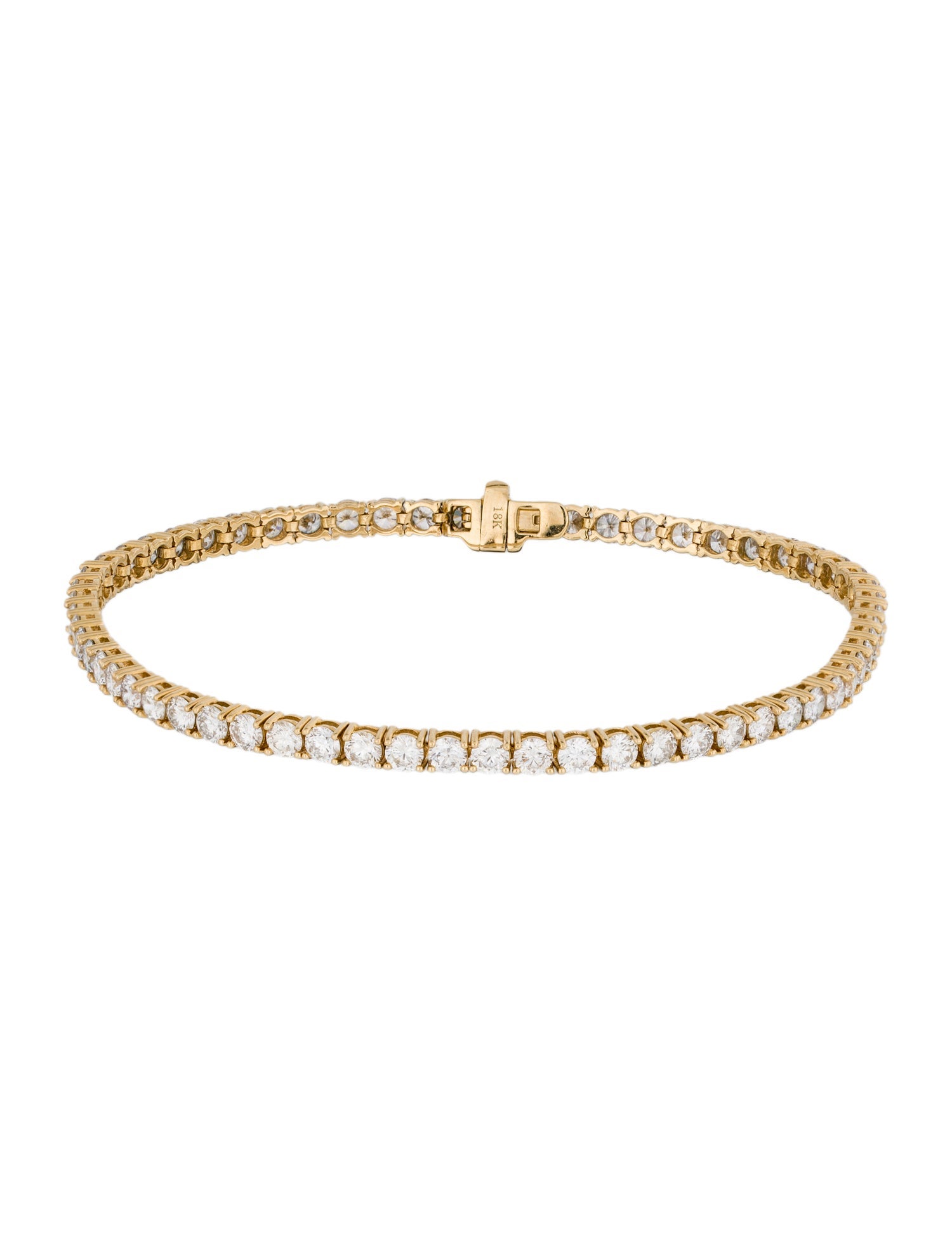 Bracelet 18K 4.81ctw Diamond Tennis Bracelet