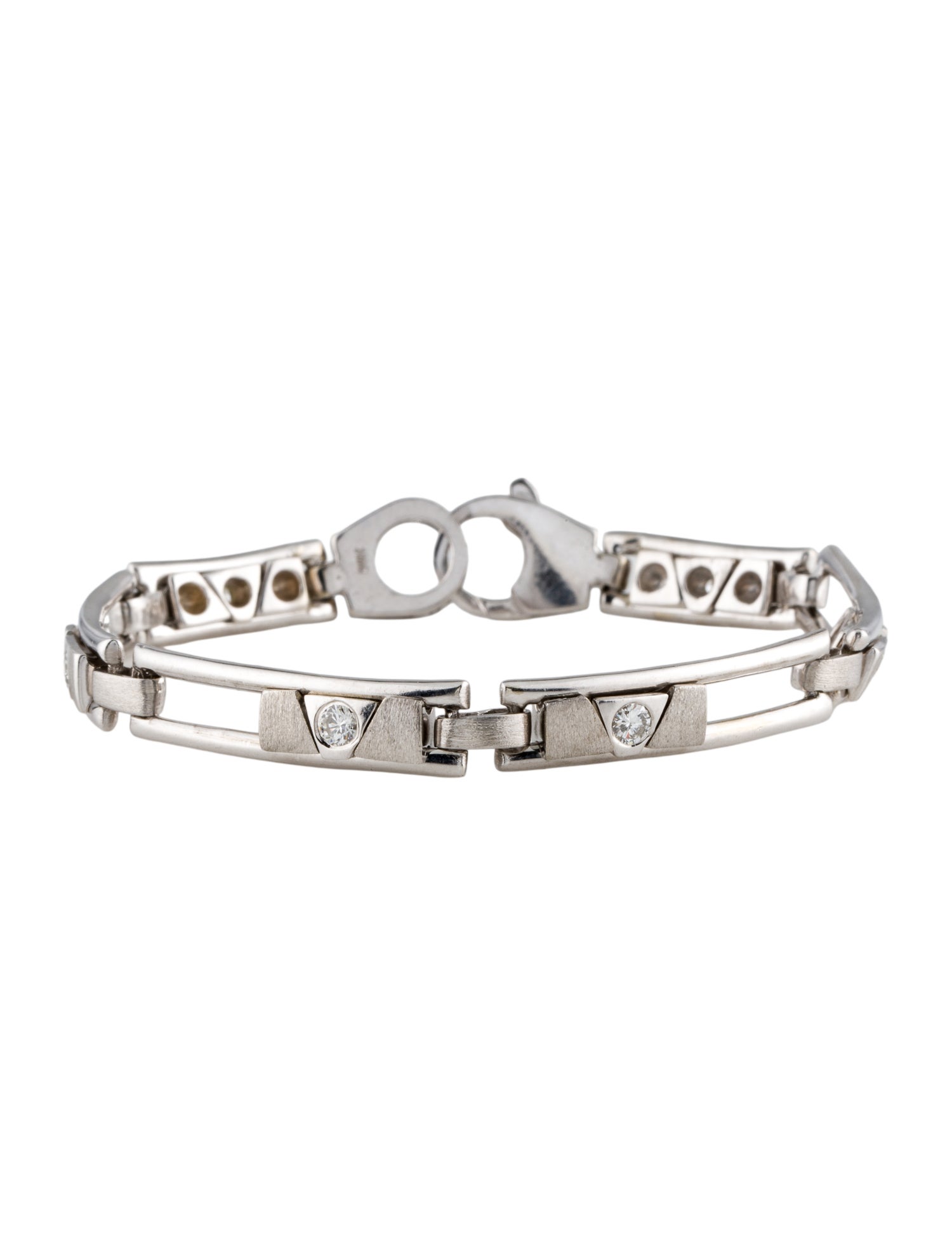 Bracelet 14K Diamond Link Bracelet