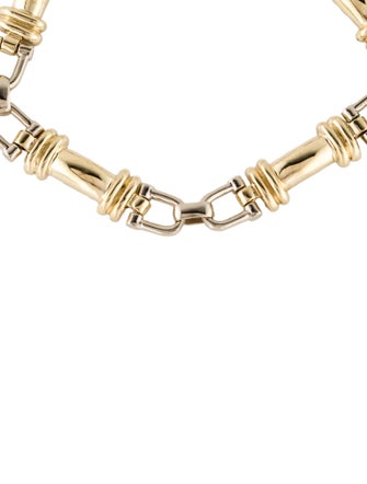 Bracelet 14K Two-Tone Link Bracelet