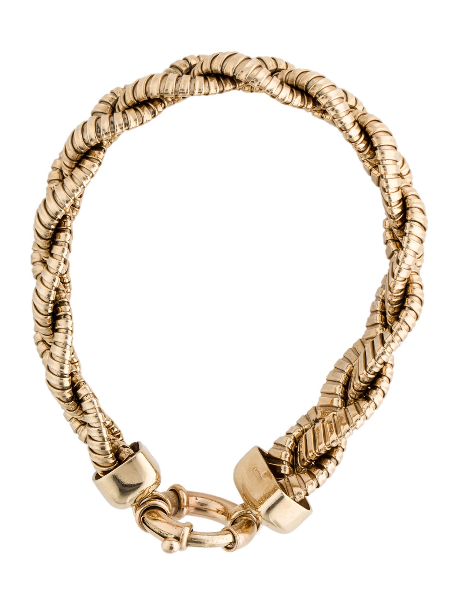 Bracelet 14K Woven Link Bracelet