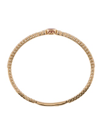 Bracelet 18K Ruby & Diamond Bangle Bracelet