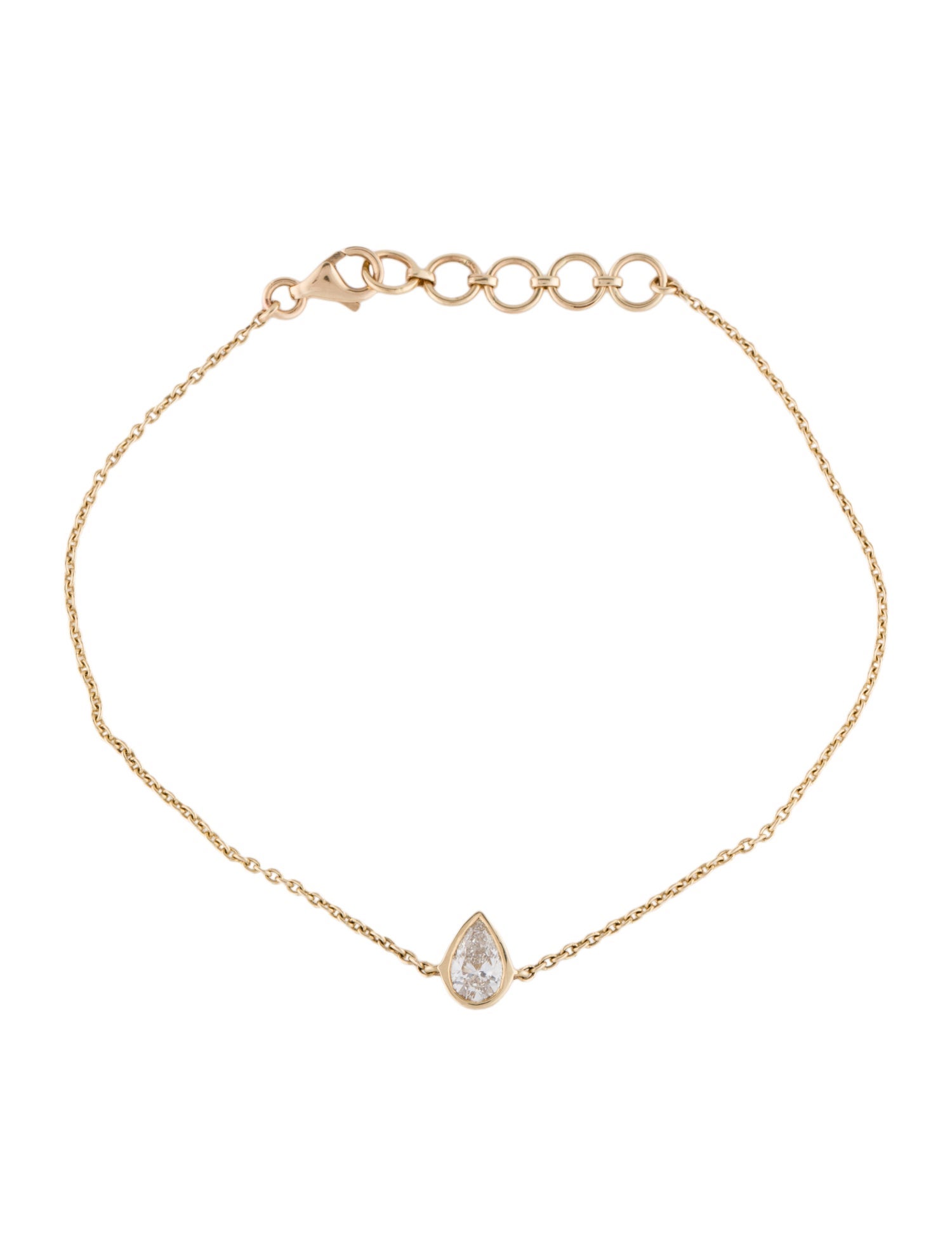 Bracelet 14K Diamond Station Bracelet