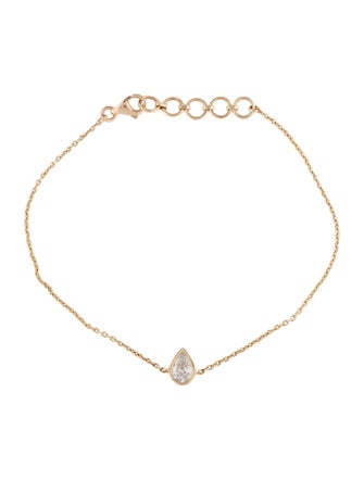 Bracelet 14K Diamond Station Bracelet