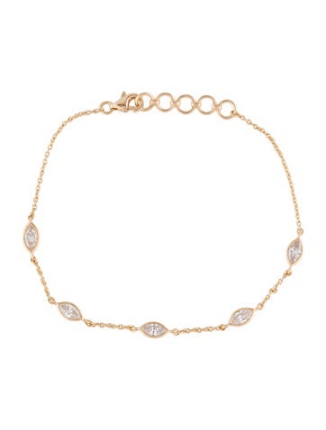 Bracelet Station 18K 1.02ctw Diamond