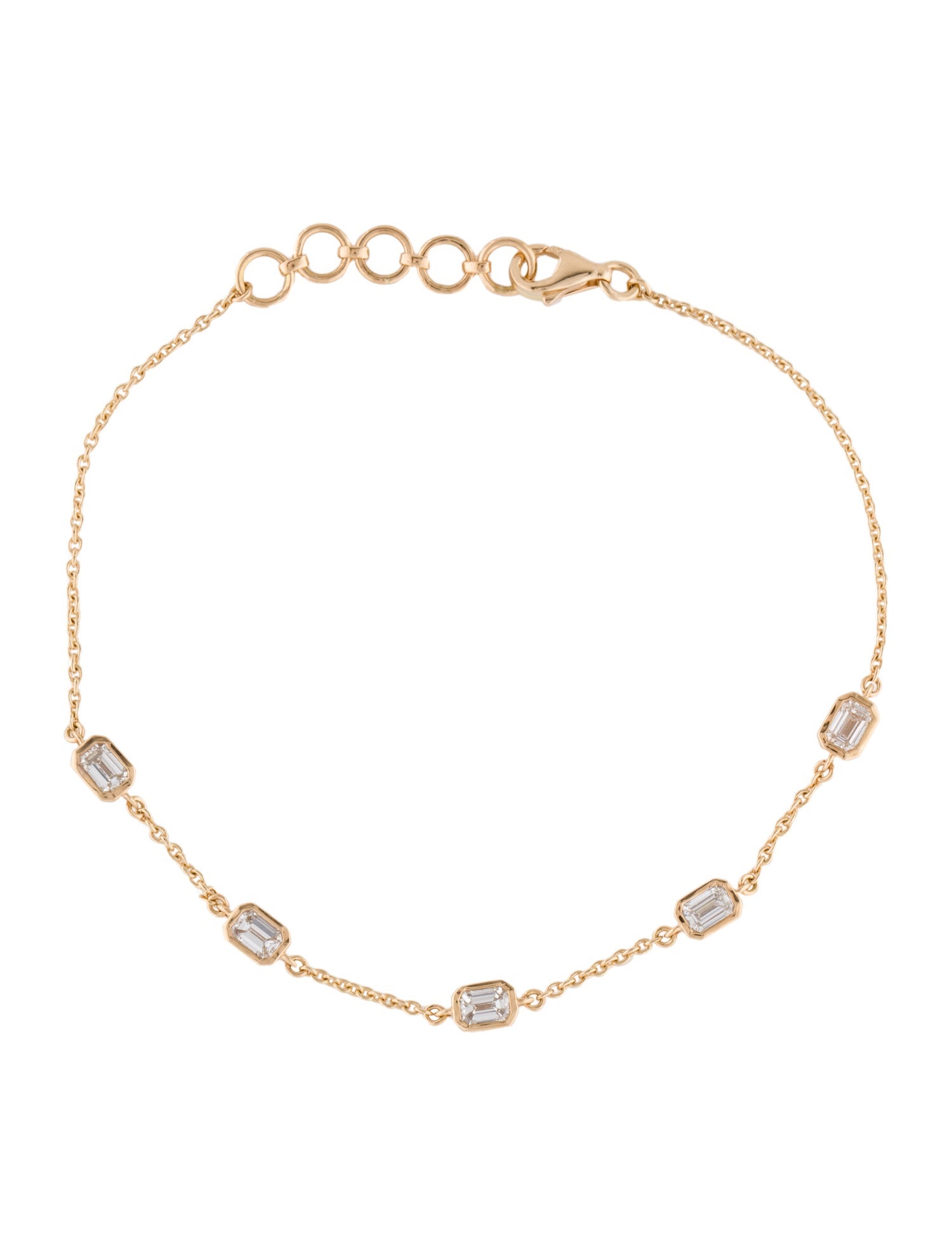 Bracelet 18K Diamond Station Bracelet