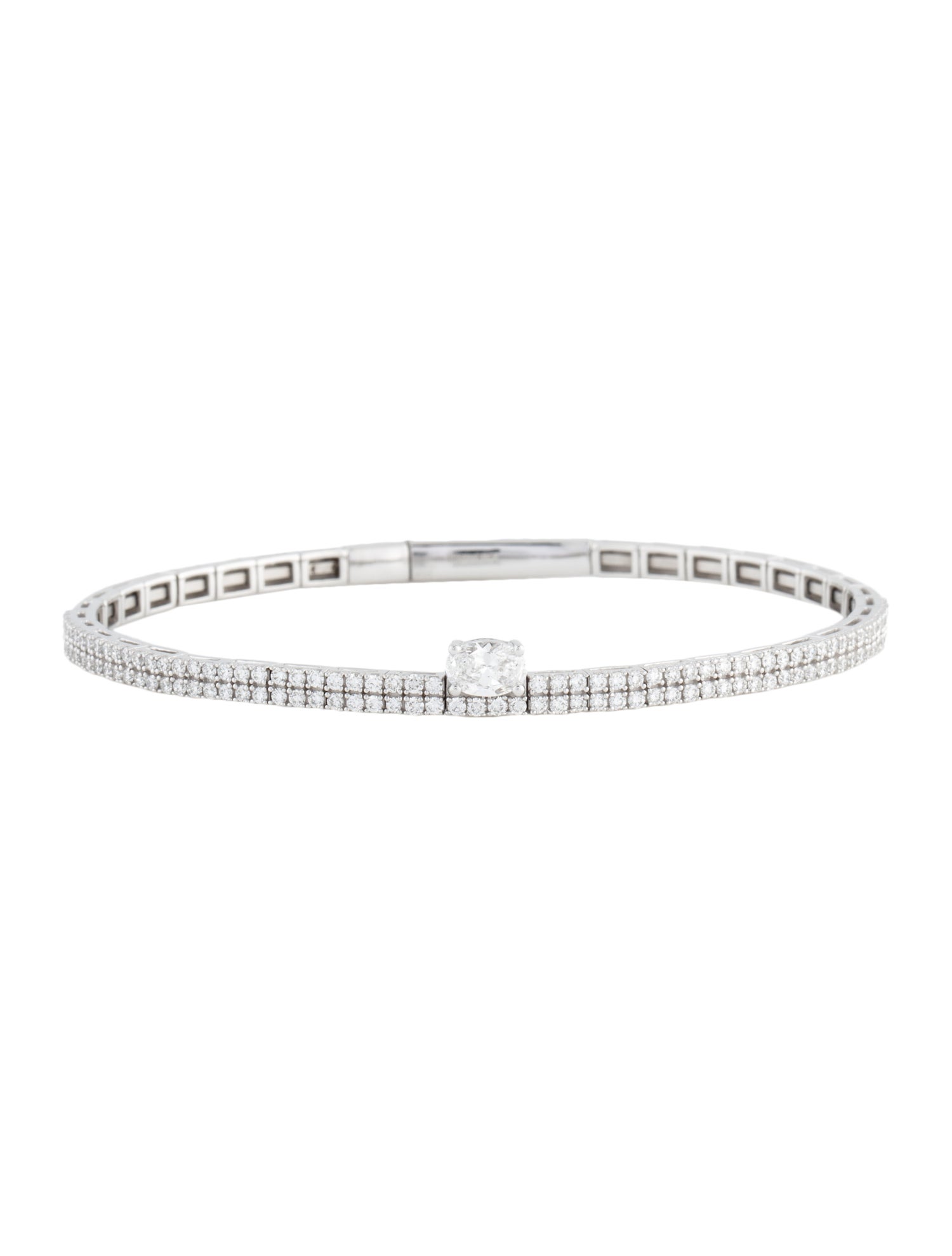Bracelet 14K 1.50ctw Lab-Grown Diamond Flex Bracelet