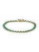 Bracelet 14K 5.91ctw Emerald Link Bracelet