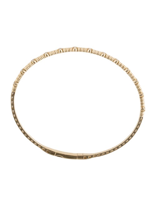 Bracelet 14K Diamond Flexible Bangle