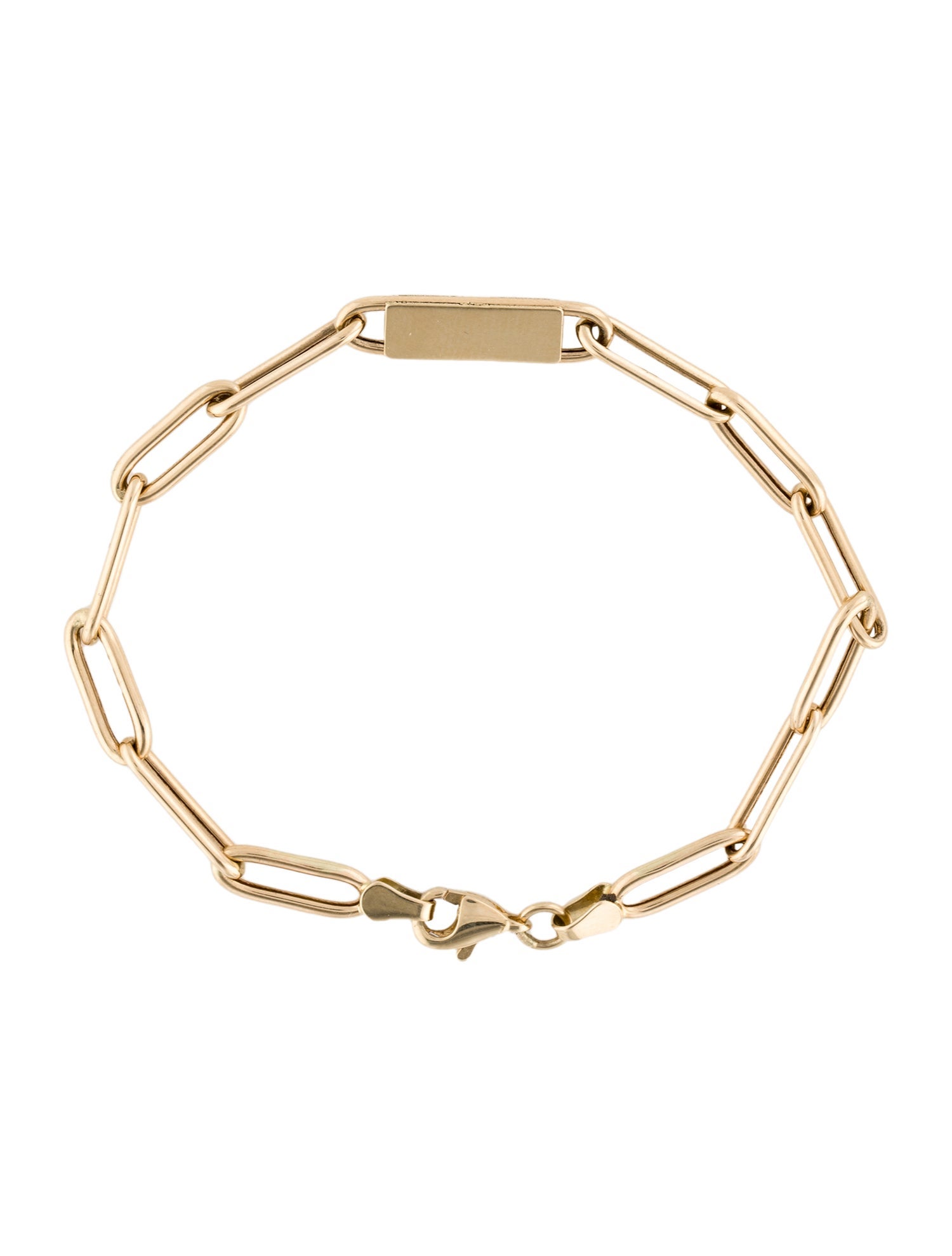 Bracelet 14K Paperclip Link