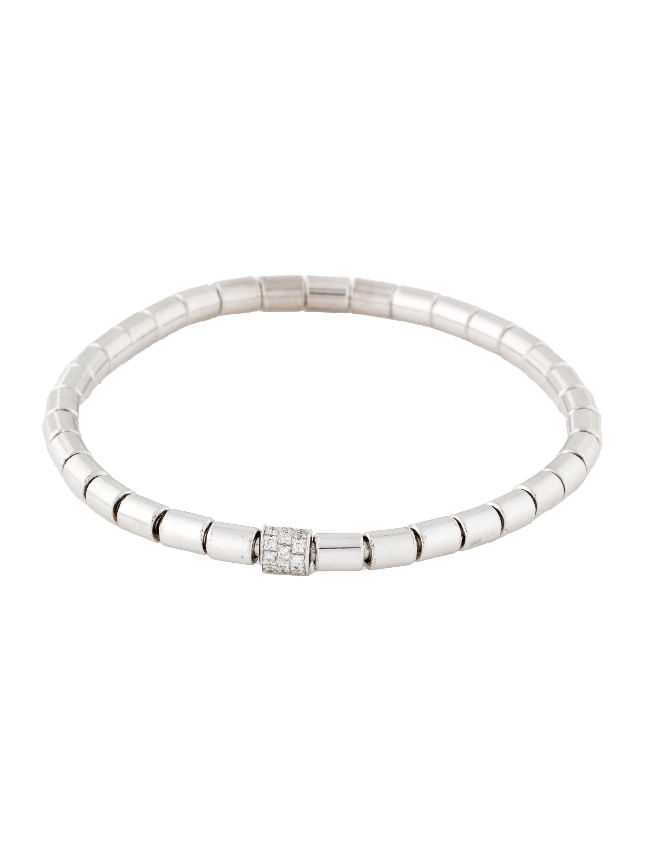 Bracelet 14K Diamond Barrel Bead