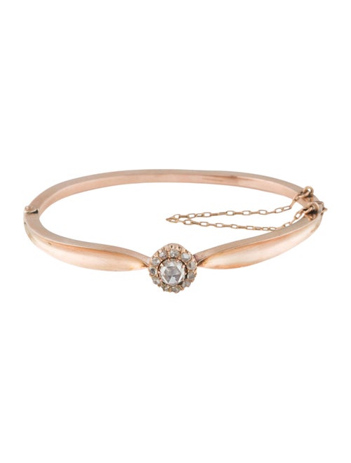 Bracelet 14K Diamond Station Bangle