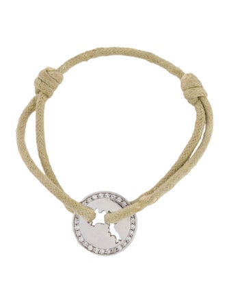 Bracelet 18K Diamond & Cord St. Barts Bracelet