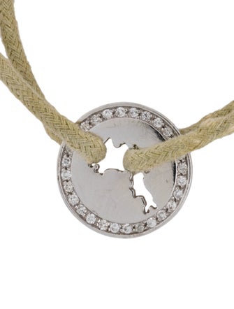 Bracelet 18K Diamond & Cord St. Barts Bracelet