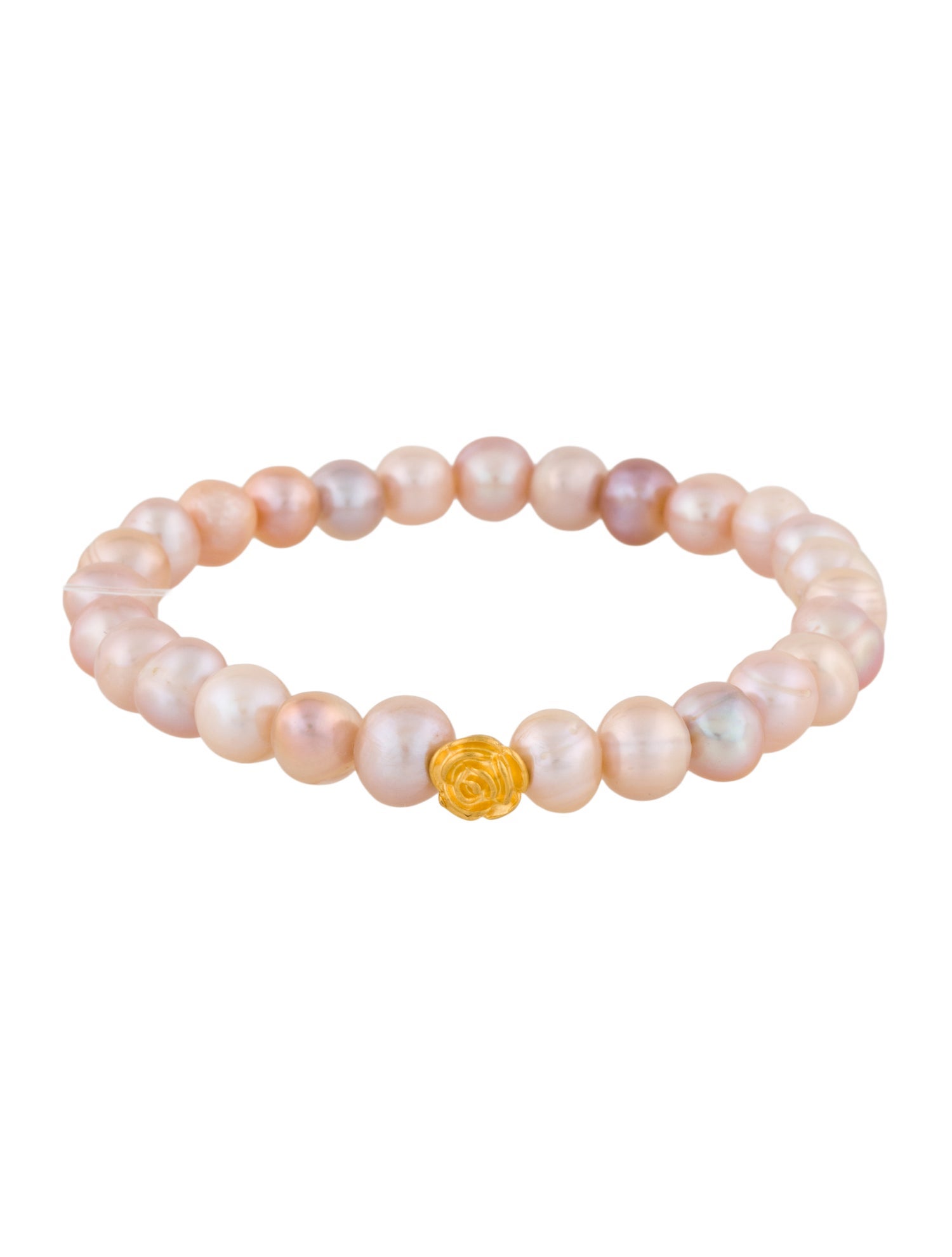 Bracelet 24K Dyed Pearl Bead Strand