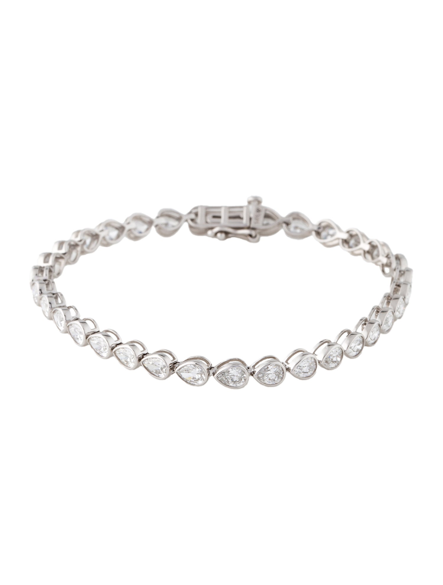 Bracelet 14K 5.50ctw Lab-Grown Diamond Tennis Link Bracelet