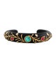 Bracelet Amrita Singh 22K Diamond, Turquoise & Ruby Wood Zaida Cuff